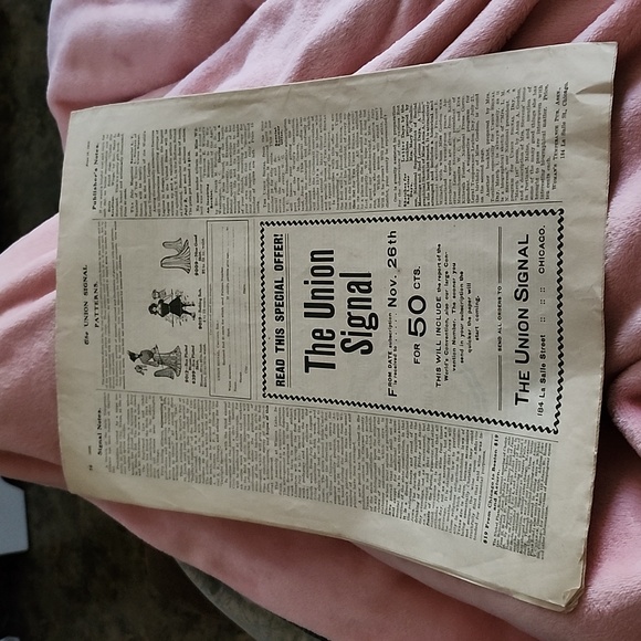 *RARE* ANTIQUE 1903 "THE UNION SIGNAL" WOMENS' MOVEMENT NEWSPAPER - Picture 5 of 5